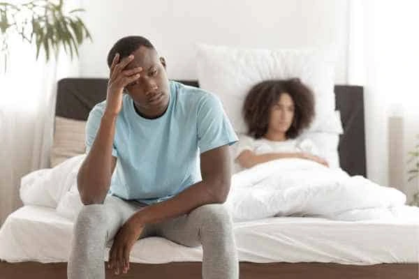 Man upset about ED symptoms Chigwell