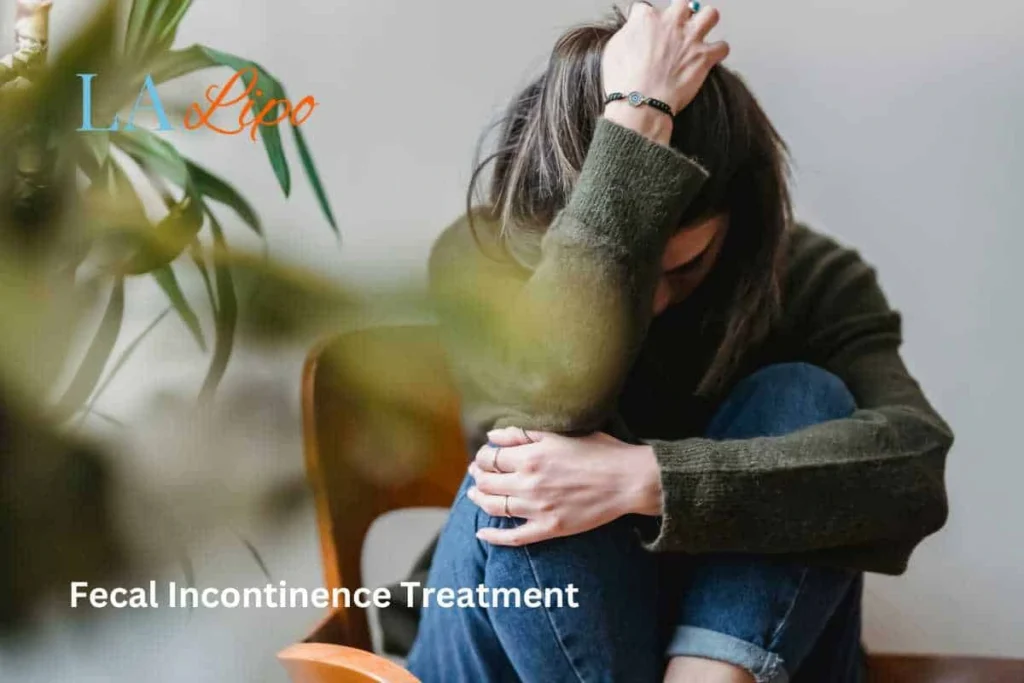 woman worried about fecal incontinence diet Chigwell