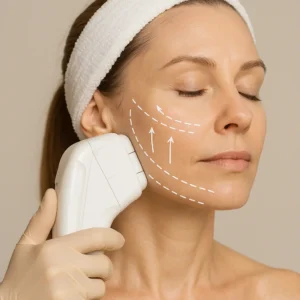 Woman having HI-FU to reduce wrinkles call LA LIPO Chigwell Now!