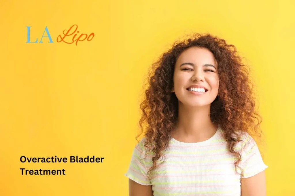 woman smiling about overactive bladder treatment Chigwell solutions