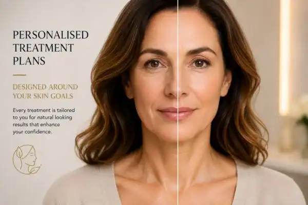 Before and after results of Collagen Lift Therapy Chigwell